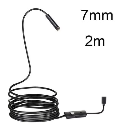 5.5 7MM Android Endoscope 3 in 1 Usb/Micro Usb/Type-C Borescope Inspection Camera Waterproof for Smartphone