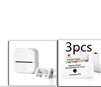 Portable Mini Thermal Label Printer Home Photo Printer Student Wrong Question Printer Bluetooth-compatible Mini Label Printer Price Tag - webmart360