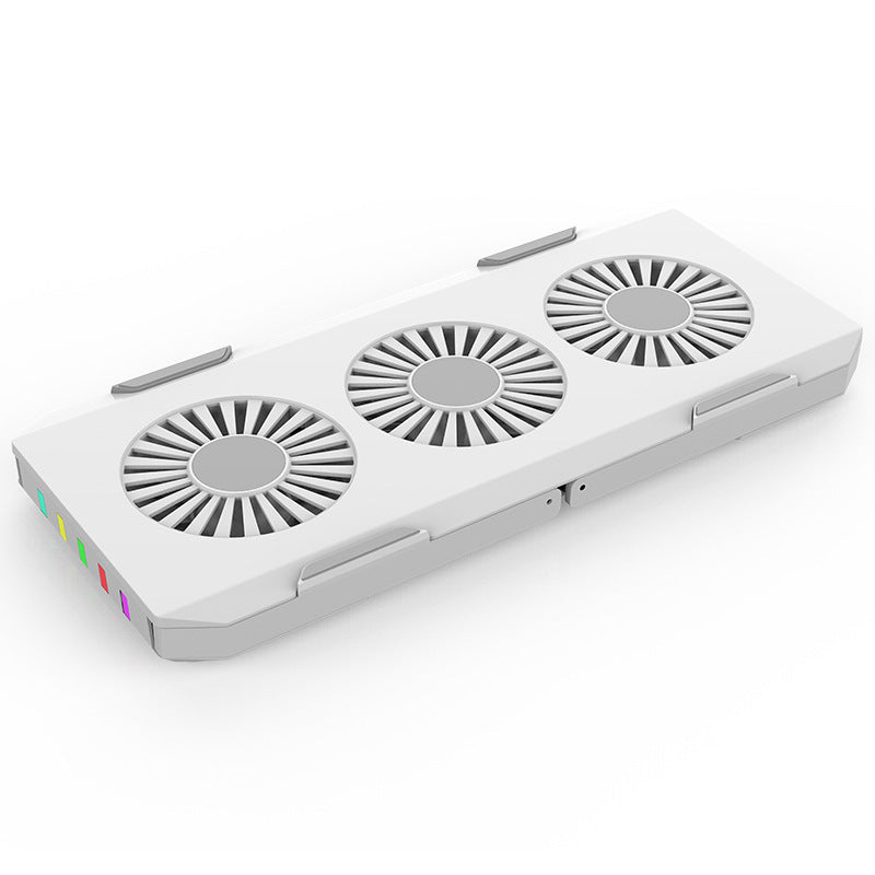 Portable Slim Smart Laptop Cooling Pad USB 3 Fans Gaming Laptop Cooler Fan For 17 Inch Cooler Plug Play For Notebook PC Laptop - webmart360