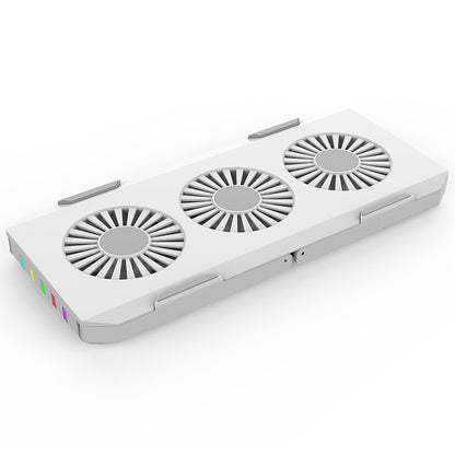 Portable Slim Smart Laptop Cooling Pad USB 3 Fans Gaming Laptop Cooler Fan For 17 Inch Cooler Plug Play For Notebook PC Laptop - webmart360