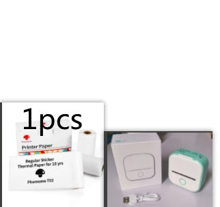 Portable Mini Thermal Label Printer Home Photo Printer Student Wrong Question Printer Bluetooth-compatible Mini Label Printer Price Tag - webmart360