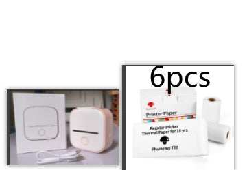 Portable Mini Thermal Label Printer Home Photo Printer Student Wrong Question Printer Bluetooth-compatible Mini Label Printer Price Tag - webmart360