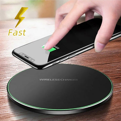 Wireless Charger For I-Phone Fast Wireless Charging Pad For Sam-sung High Speed - webmart360