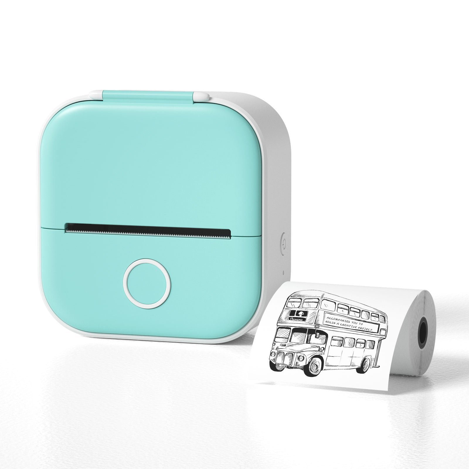 Portable Mini Thermal Label Printer Home Photo Printer Student Wrong Question Printer Bluetooth-compatible Mini Label Printer Price Tag - webmart360