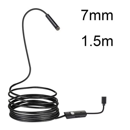 5.5 7MM Android Endoscope 3 in 1 Usb/Micro Usb/Type-C Borescope Inspection Camera Waterproof for Smartphone