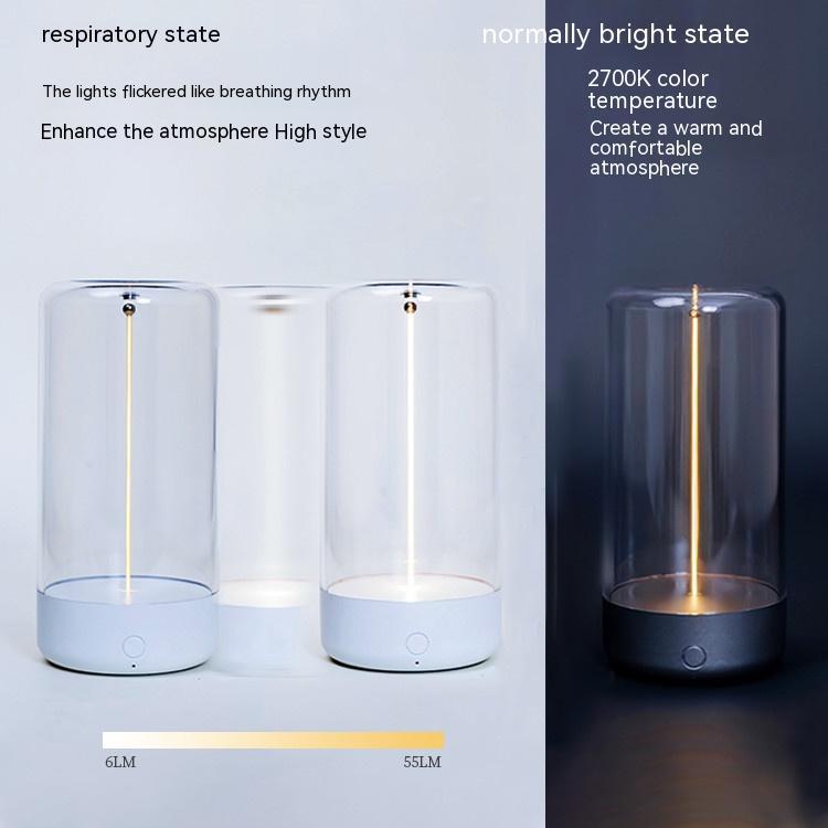 New LED Camping Light Type-c Rechargeable Portable Night Light With High Transparency And Anti Drop Creative Atmosphere Light - webmart360