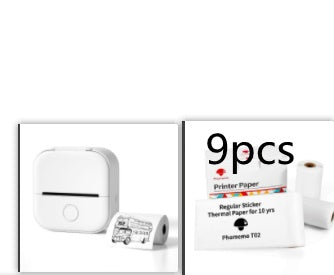 Portable Mini Thermal Label Printer Home Photo Printer Student Wrong Question Printer Bluetooth-compatible Mini Label Printer Price Tag - webmart360