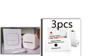 Portable Mini Thermal Label Printer Home Photo Printer Student Wrong Question Printer Bluetooth-compatible Mini Label Printer Price Tag - webmart360
