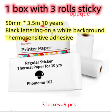 Portable Mini Thermal Label Printer Home Photo Printer Student Wrong Question Printer Bluetooth-compatible Mini Label Printer Price Tag - webmart360