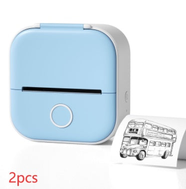 Portable Mini Thermal Label Printer Home Photo Printer Student Wrong Question Printer Bluetooth-compatible Mini Label Printer Price Tag - webmart360