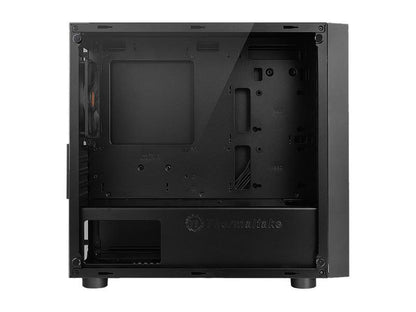 Thermaltake Versa H18 Tempered Glass Black SPCC Micro ATX Gaming Computer Case CA-1J4-00S1WN-01