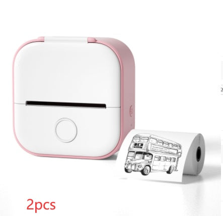 Portable Mini Thermal Label Printer Home Photo Printer Student Wrong Question Printer Bluetooth-compatible Mini Label Printer Price Tag - webmart360